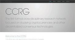 Desktop Screenshot of ccrg.org