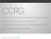 Tablet Screenshot of ccrg.org